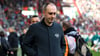 RB-Trainer Ole Werner beim 6:0 in Augsburg