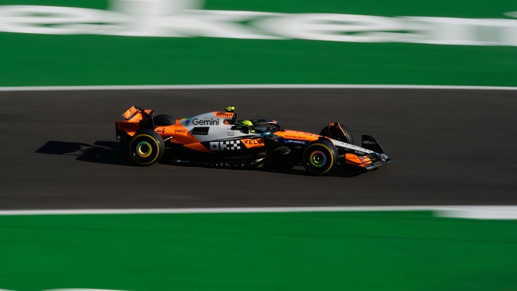 Platz eins vor der Qualifikation für Lando Norris.