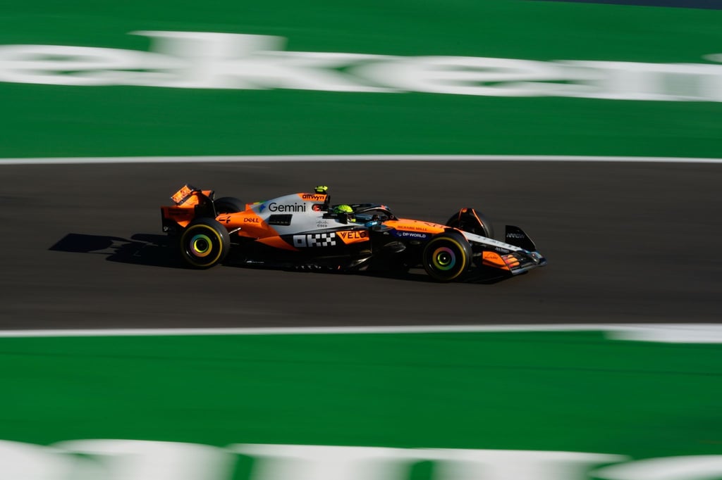 Platz eins vor der Qualifikation für Lando Norris.