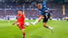 Felix Keidel (l) und die SV Elversberg hatten bei Arminia Bielefeld das Nachsehen.