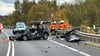 Auf der Bundesstraße 4 hat es einen schweren Unfall gegeben.