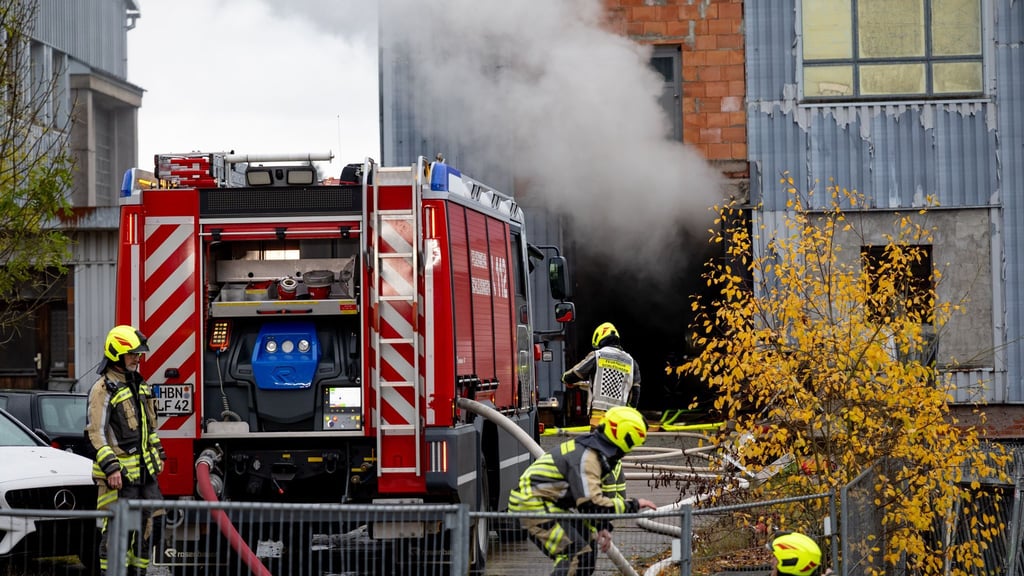 Noch ist unklar, warum das Feuer in Schleusingen ausgebrochen ist.