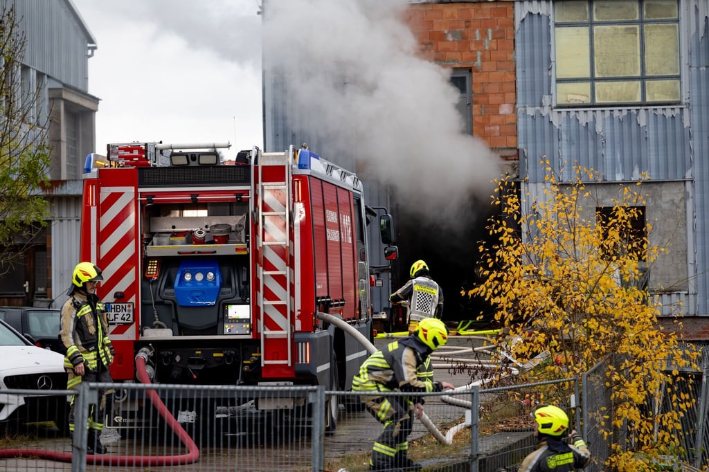 Noch ist unklar, warum das Feuer in Schleusingen ausgebrochen ist.