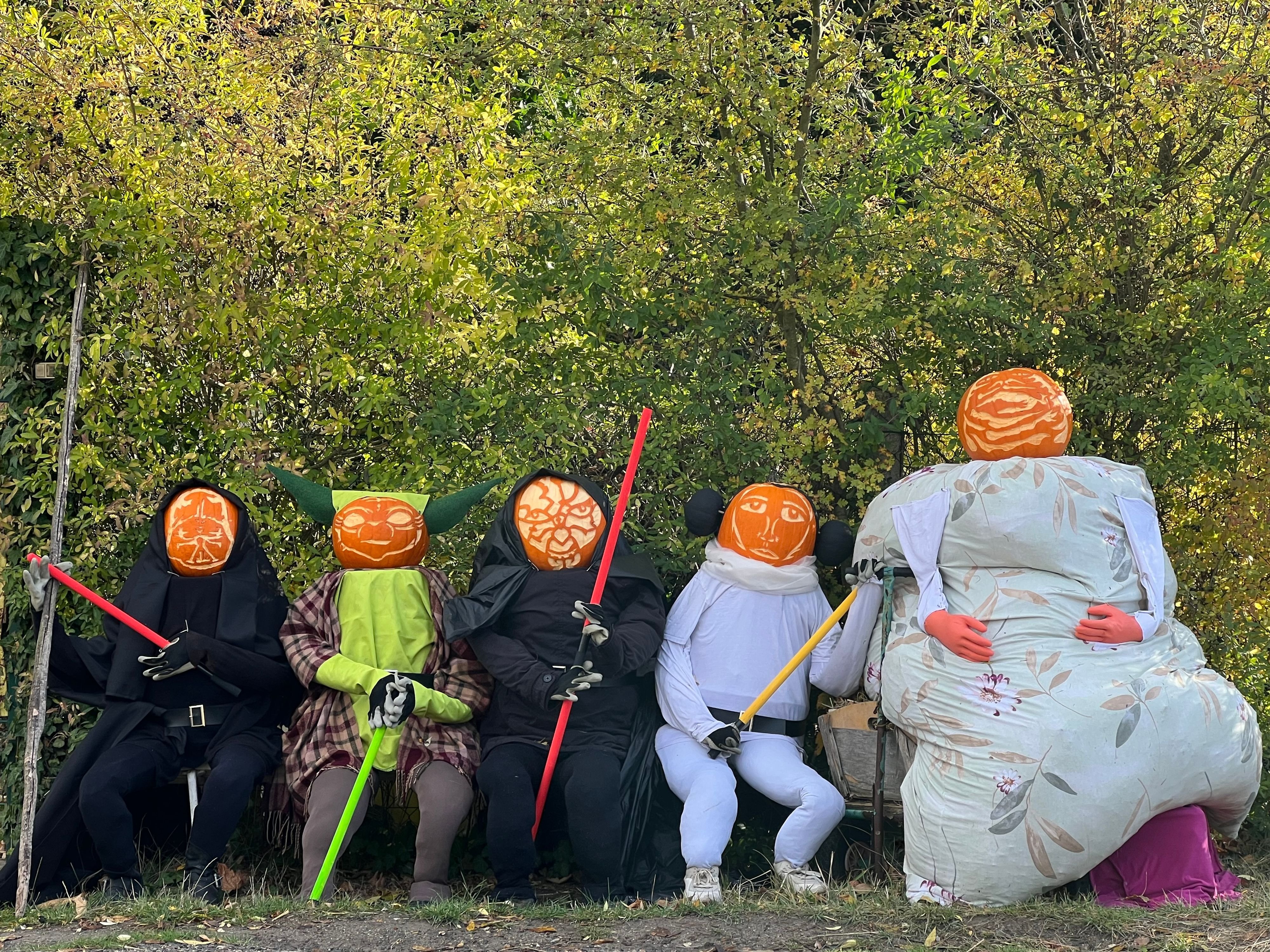 Halloween im Huy: Fünf schaurige Gesellen grüßen im Huy