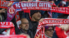 Fans von Energie Cottbus im Spiel gegen Havelse.