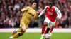 Der frühere Crystal-Palace-Profi Eberechi Eze (r.) erzielte das Siegtor für Arsenal.
