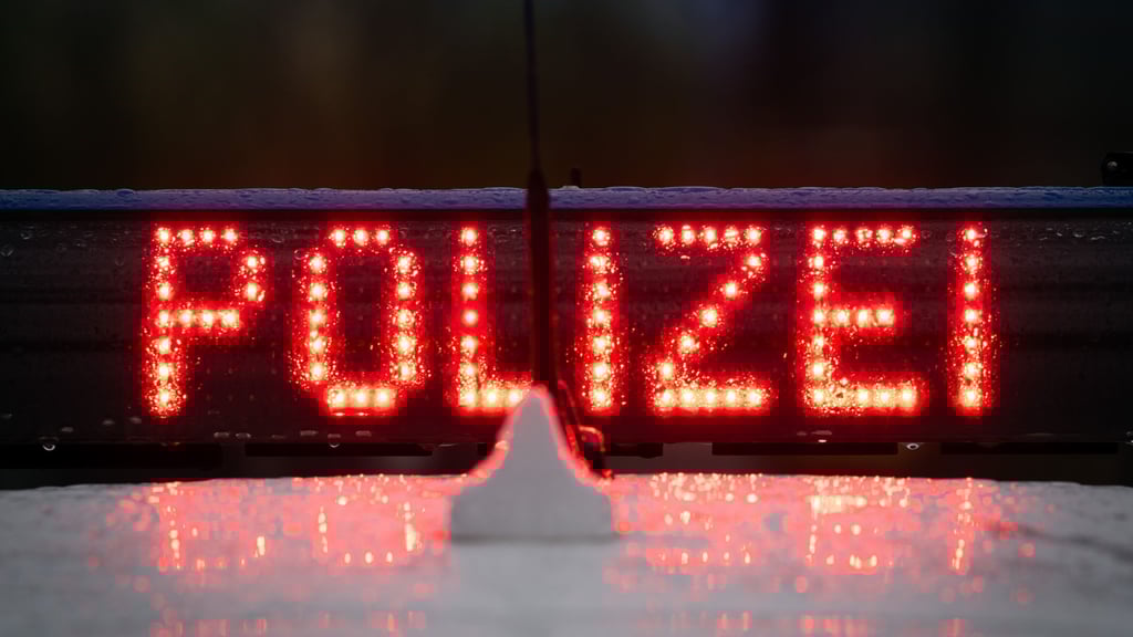 Die Polizei stoppt einen flüchtenden Autofahrer bei Hennigsdorf - nach Darstellung der Beamten handelte es sich um einen mutmaßlichen Drogenkurier. (Symbolbild)
