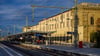 Blick auf den Hauptbahnhof in Magdeburg.