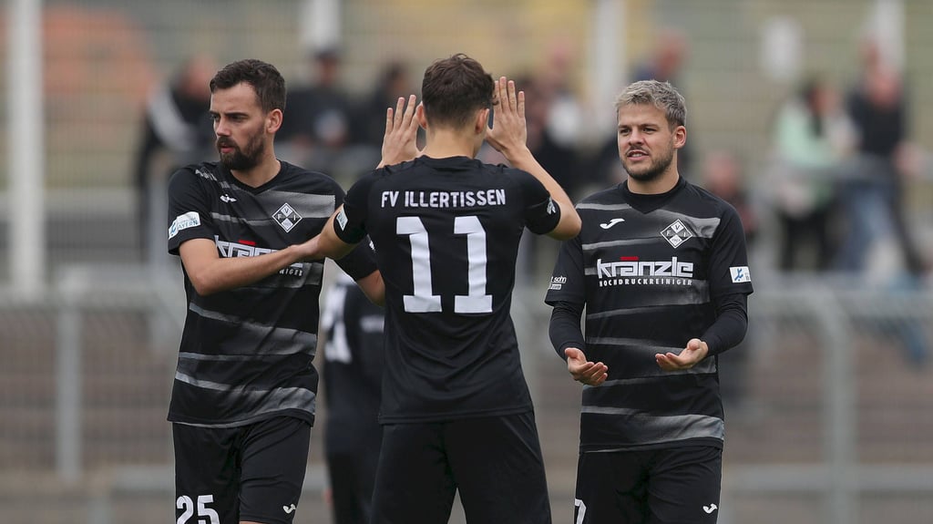 Die Spieler des FV Illertissen konnten am Samstag jubeln.