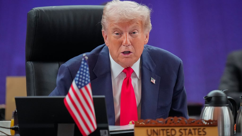 Trump ist derzeit in Asien unterwegs.