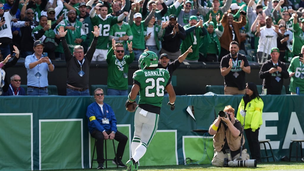 Zwei Touchdowns für Saquon Barkley.