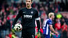 Torwart Martin Männel bekommt bei der TSG Hoffenheim schon nach zwei Minuten einen Gegentreffer. (Archivbild)