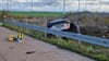 Nach einem Unfall ist die A38 in Richtung Leipzig gesperrt.