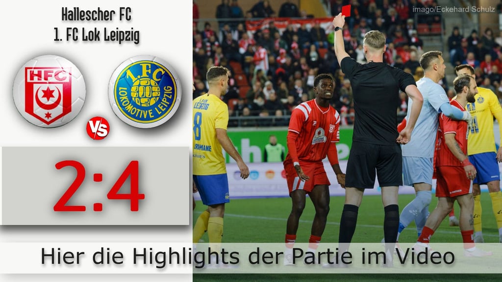 Der Hallesche FC spielte am 24. Oktober gegen den 1. FC Lok Leipzig Der Regionalliga-Kracher hielt viele Tore parat.