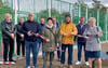 Die Stadträte Torsten Pillat, Heidemarie Wünsche, Thoralf Winkler und Sabine Dirlich geben den Platz frei. 