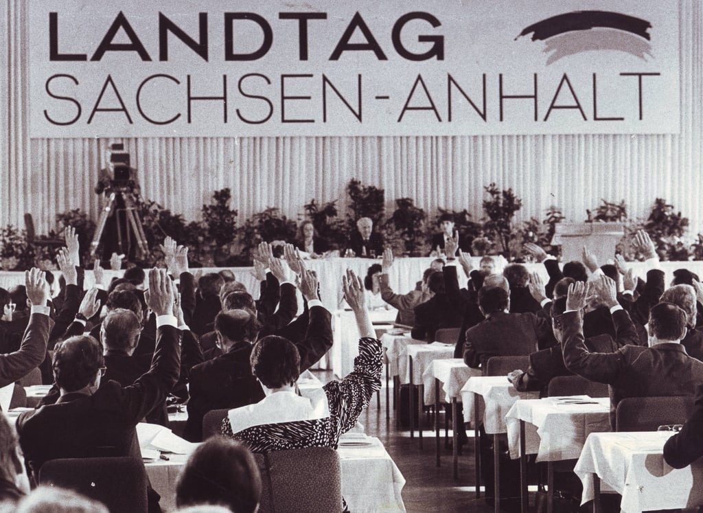 Der erste Landtag Sachsen-Anhalts nach Jahrzehnten trat im Oktober vor 35 Jahren in Dessau  1990 zusammen.