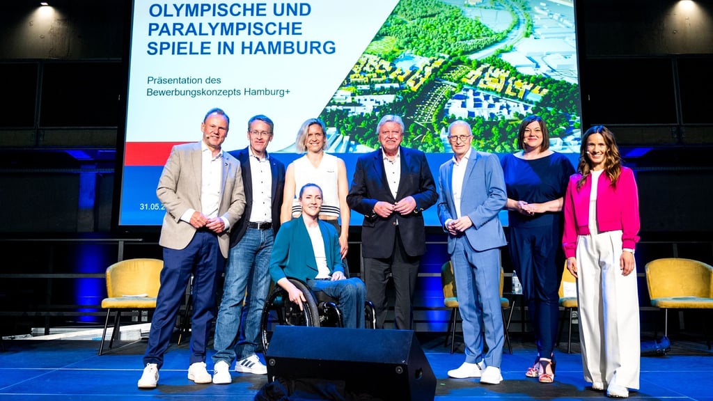Die Präsentation der Hamburger Olympia-Bewerbung. (Archivbild)