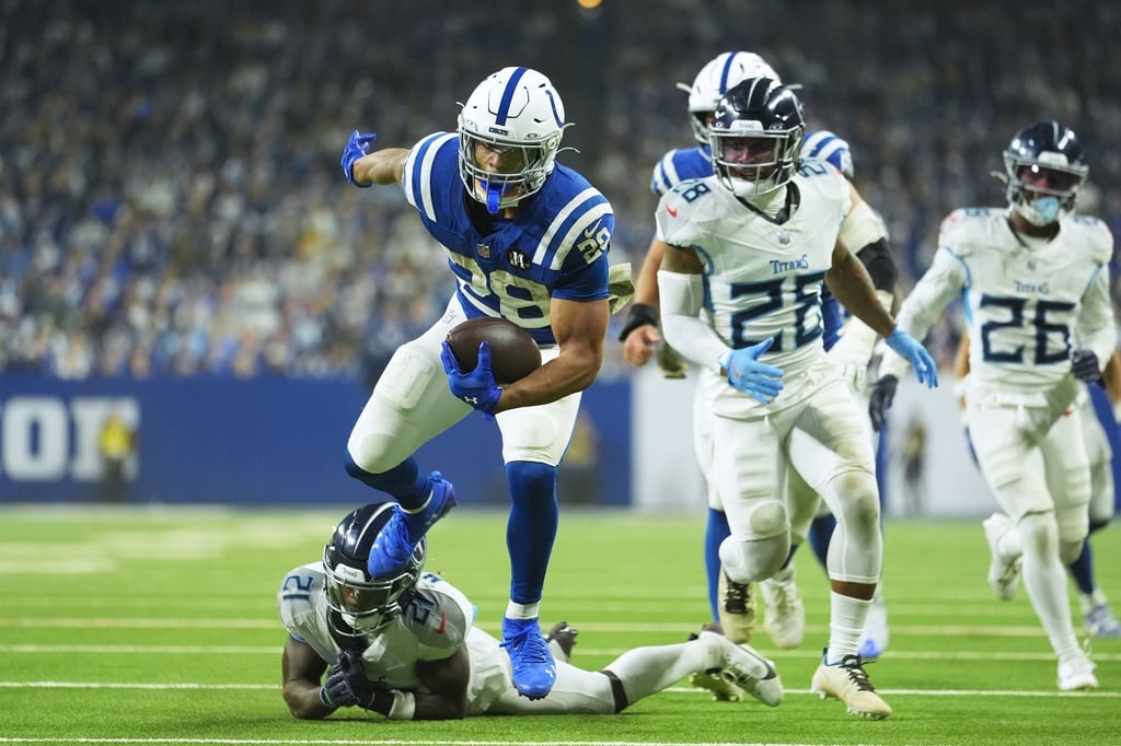 Drei Touchdowns gegen die Titans - das gelang Jonathan Taylor zum dritten Mal in Serie.