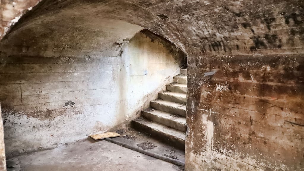 Der alte Luftschutzbunker an der Hospitalstraße in Sangerhausen.