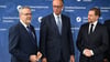 Bundeskanzler Friedrich Merz (CDU) ist zum Antrittsbesuch in Sachsen unterwegs.