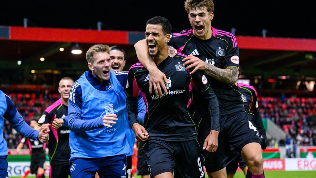 Ausgerechnet Robert Glatzel: Der zuletzt kaum berücksichtigte HSV-Stürmer schoss das Tor des Abends.