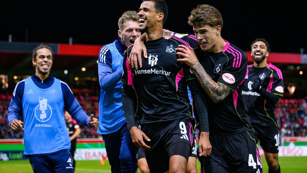 Umjubelter Siegtorschütze: Hamburgs Robert Glatzel.