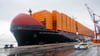 Das Containerschiff „Wilhelmshaven Express“ wird künftig regelmäßig den JadeWeserPort ansteuern.