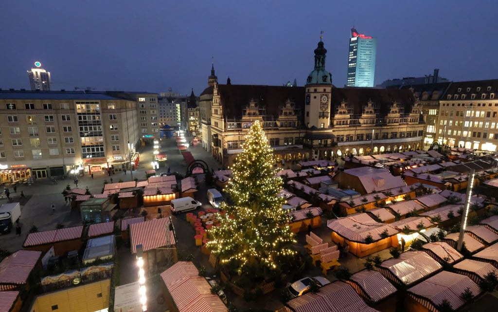 Der Weihnachtsbaum für Leipzig kommt erneut aus dem Vogtland. (Archivbild)