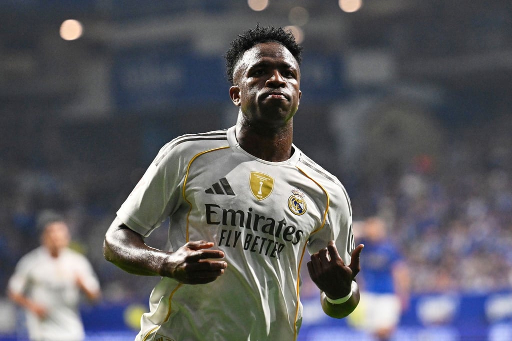 Vinicius Junior sorgt in Madrid für Wirbel. (Archivbild)