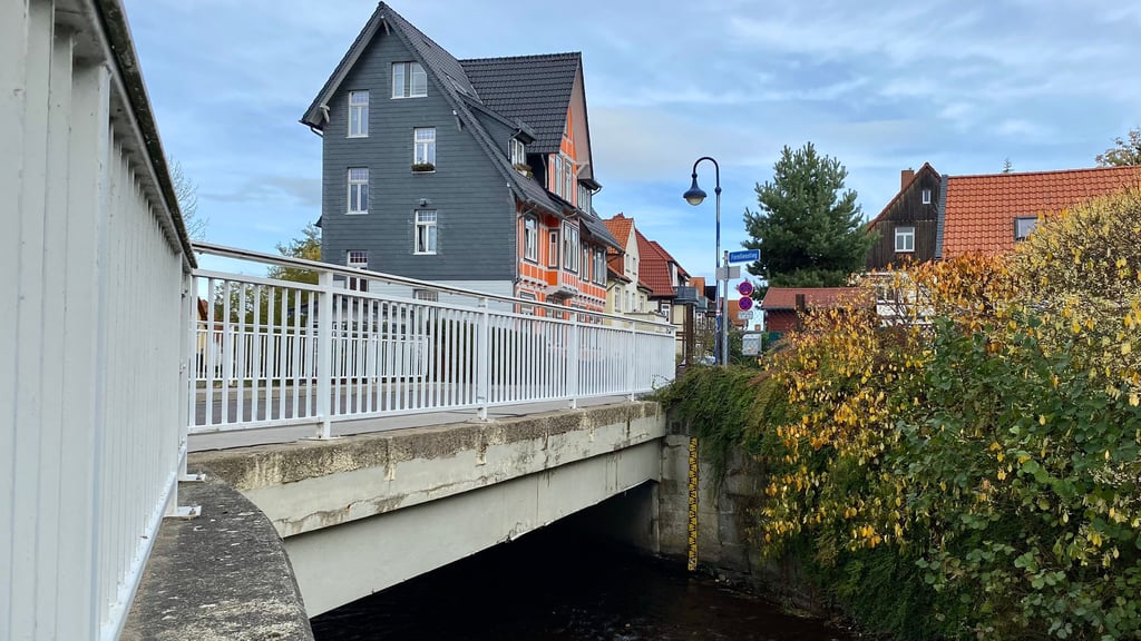 Die Kruskabrücke gilt als Hindernis bei Hochwasser der Holtemme in Wernigerode.