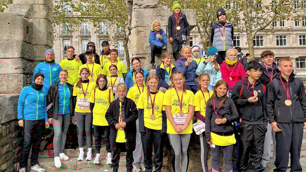 Beim gemeinsamen Abschlussfoto herrschte Einigkeit bei den Roitzscher Schülern und Verantwortlichen: Köln war ein Erlebnis, das verbindet.