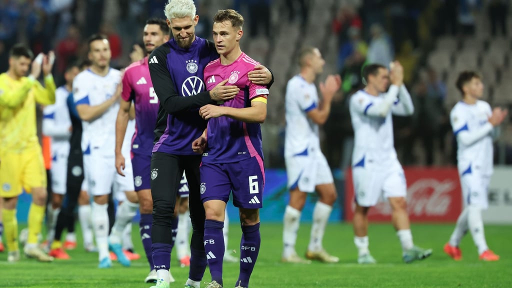 Andrich (links) und Kimmich haben sich über die Nationalmannschaft angefreundet. (Archivfoto)