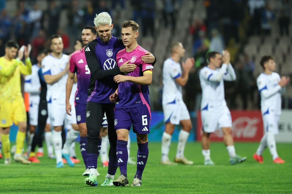 Andrich (links) und Kimmich haben sich über die Nationalmannschaft angefreundet. (Archivfoto)
