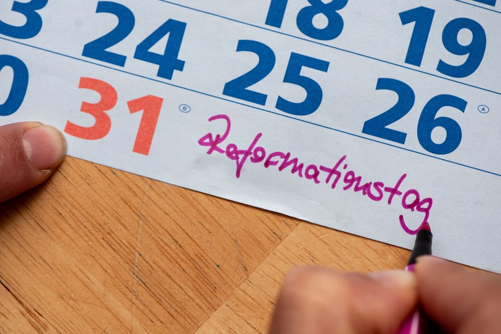 In Sachsen-Anhalt ist der 31. Oktober als Reformationstag ein gesetzlicher Feiertag.