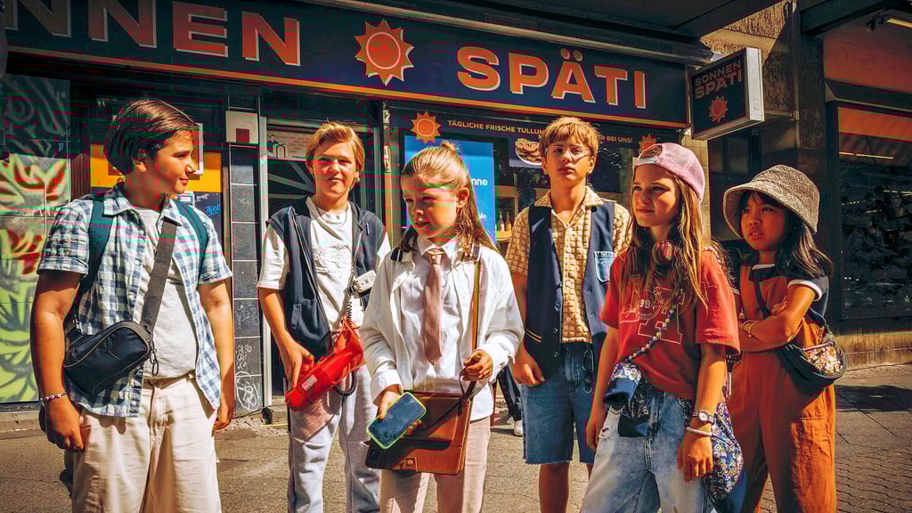 Das sind die Jung-Darsteller des neuen Kino-Films „Emil und die Detektive“, der unter anderem in Bernburg gedreht wurde.