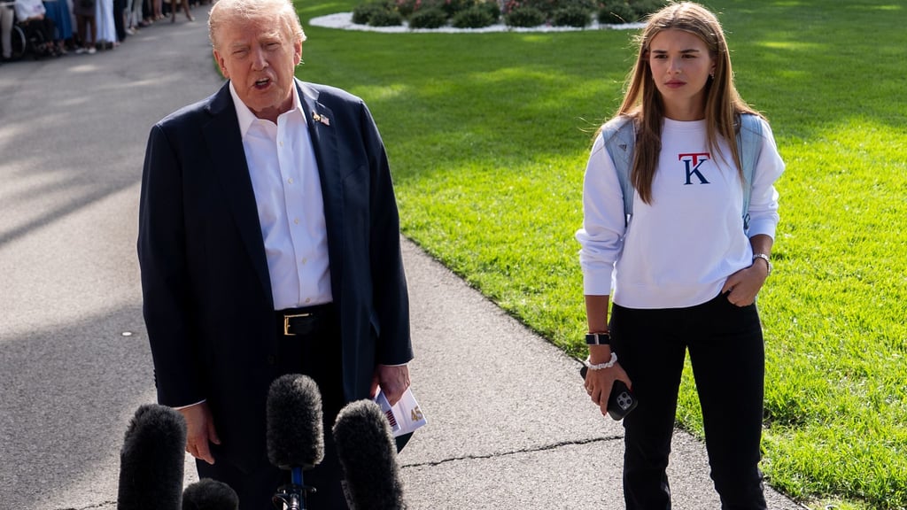 Kai Trump (l.) gibt ihr Debüt auf der LPGA Tour. (Archivbild)