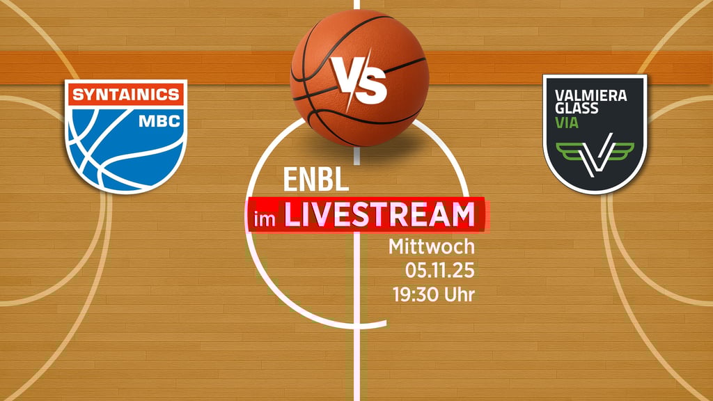 Der Syntainics MBC ist zurück auf der europäischen Basketball-Bühne. Das Spiel Syntainics MBC gegen Valmiera Glass wird am 5.11. hier live übertragen.