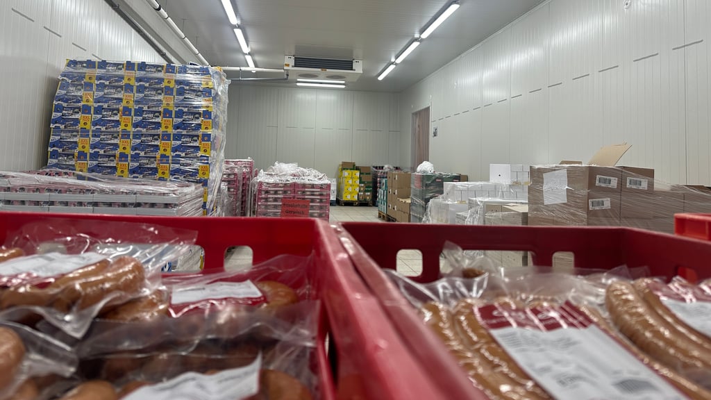 Einer von zwei: Der Kühlraum der Firma Ostmilch in Gerwisch.