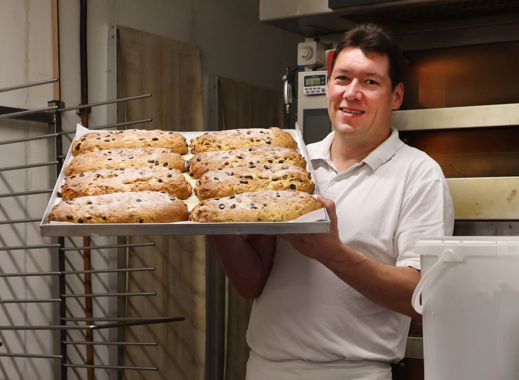 Klassiker: Die ersten Christstollen haben Stefan Kirn und seine Mitarbeiter längst gebacken.