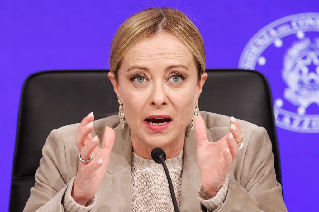 Italiens rechte Ministerpräsidentin Giorgia Meloni treibt den Umbau der Justiz voran. (Archivbild)