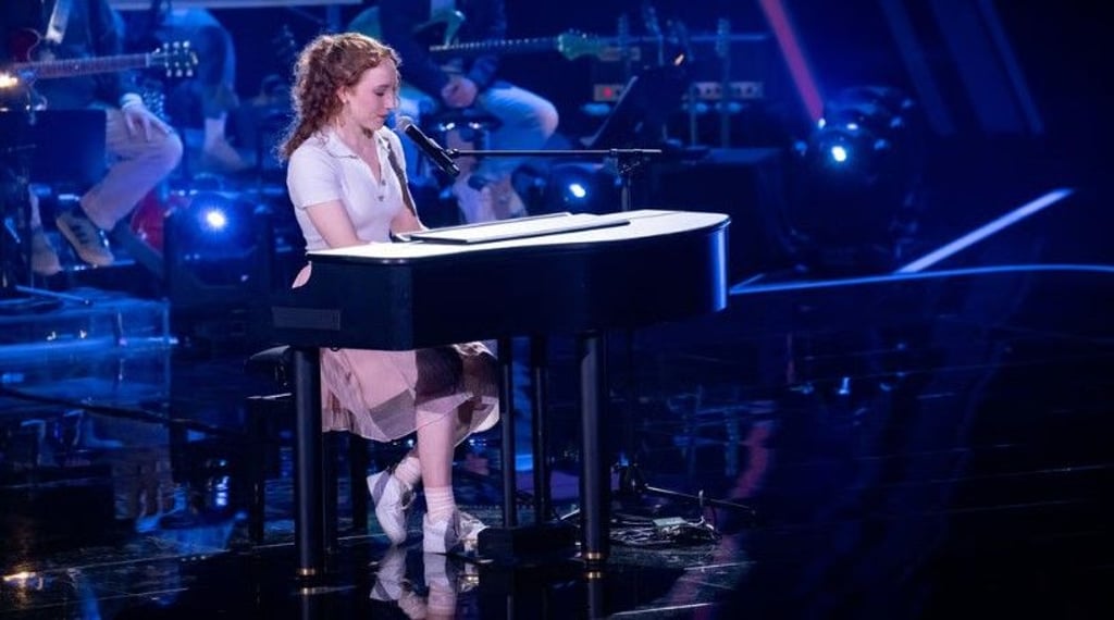 So kennt man Greta Heimann bei The Voice. Neulich war die MZ bei ihr zu Hause in Halle.&nbsp;