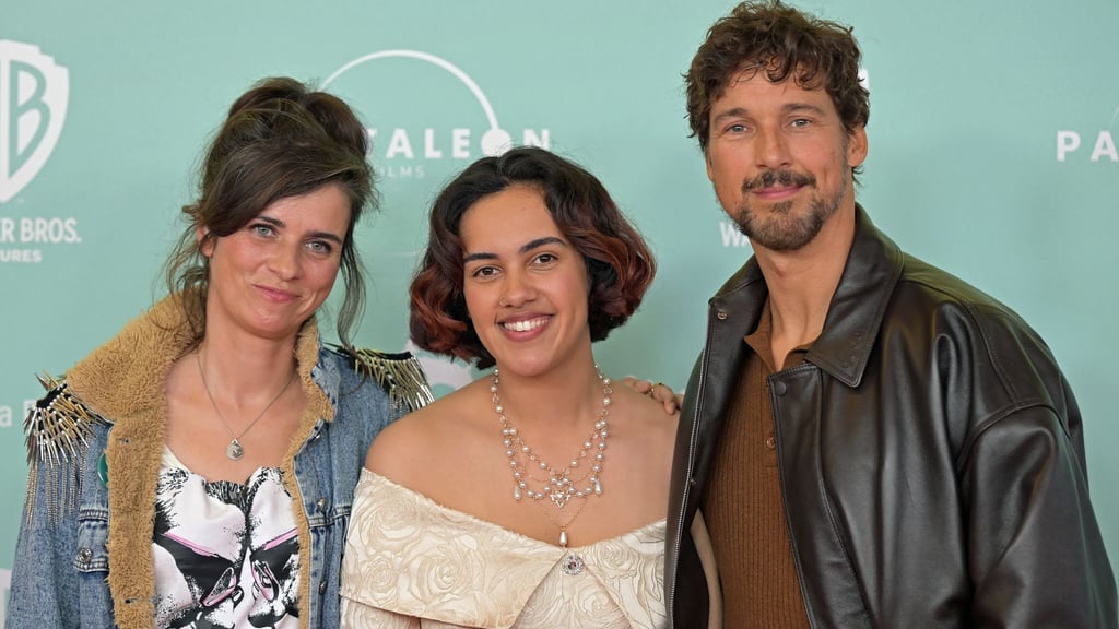 Nora Tschirna (l-r), Jerusha Wahlen und Florian David Fitz bei der Weltpremiere.