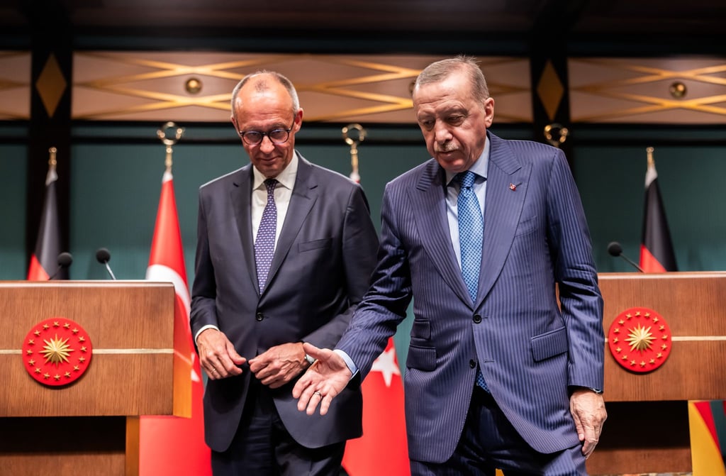 Merz und Erdogan demonstrierten Einigkeit - doch beim Thema Gaza geraten sie aneinander.