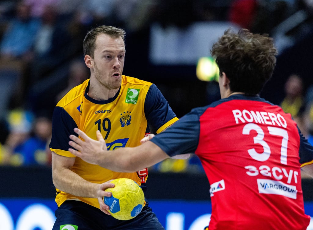 SCM-Spielmacher Felix Claar erzielte für Schweden zwar sieben Tore, verlor mit seinem Nationalteam aber gegen Spanien.