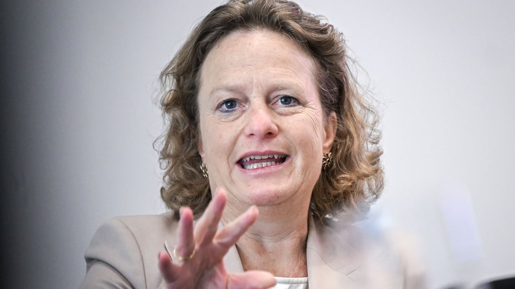 BER-Chefin Aletta von Massenbach hält es für wichtig, Inlandsflüge am BER anzubieten. (Archivbild)