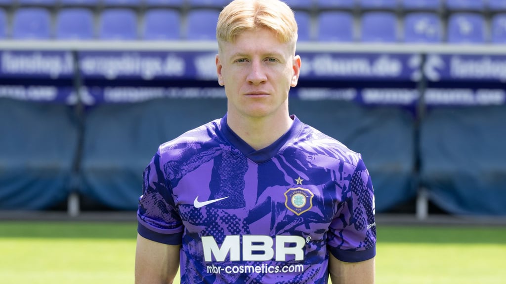 Erik Weinhauer erzielte in der Nachspielzeit das Siegtor für Aue