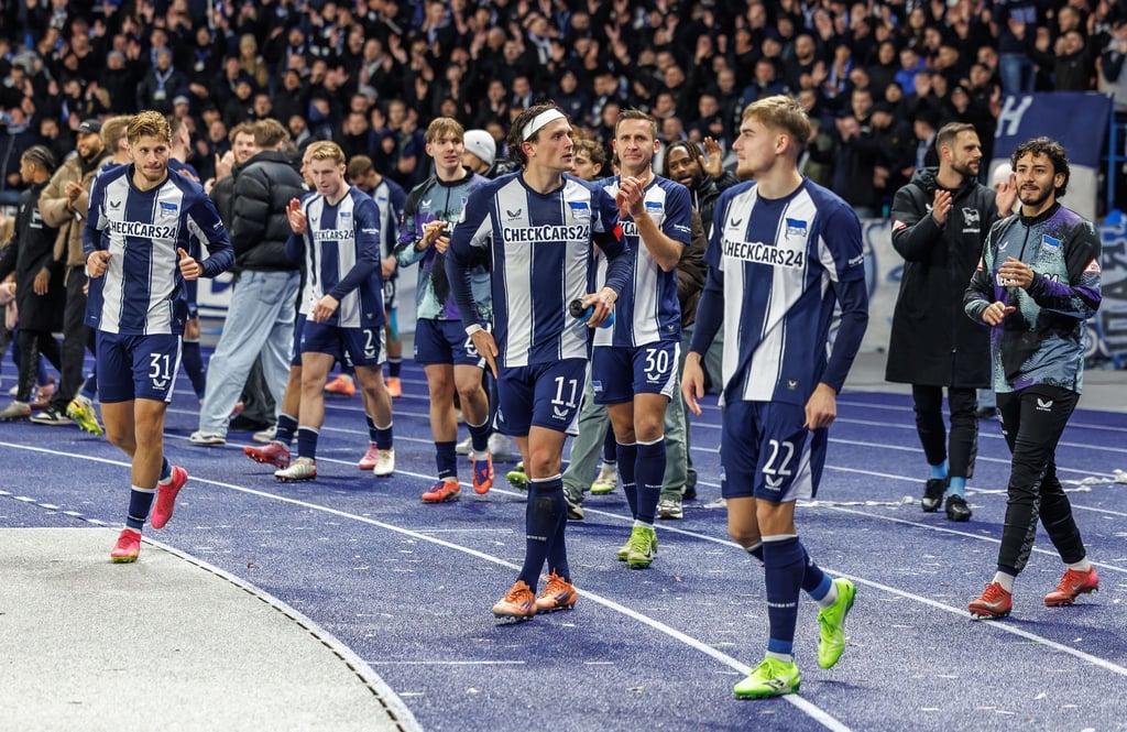 Hertha BSC spielt innerhalb einer Woche zum dritten Mal im Olympiastadion (Archivbild).