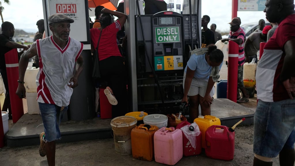 Einige Tankstellen auf Jamaika haben nur noch wenig Kraftstoff.
