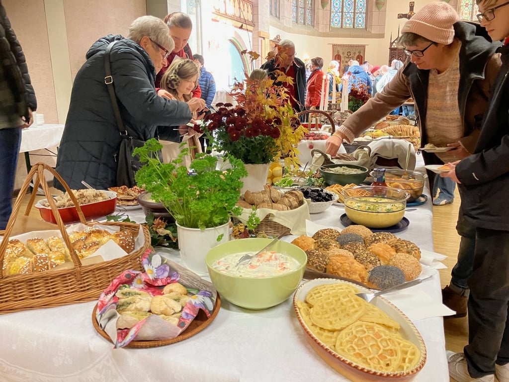 Speisen wie zu Luthers Zeiten wurden aufgetischt.