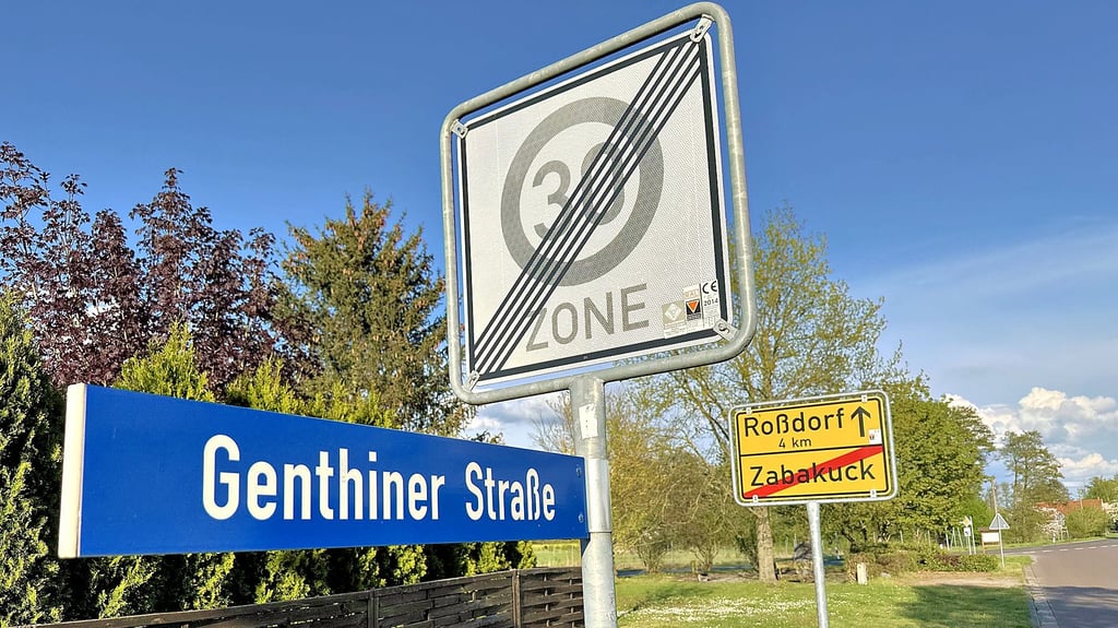 Wird die Genthiner Straße in Zabakuck nun in Von-Randow-Straße oder doch in Zabakucker Straße umbenannt? Der Jerichower Stadtrat muss entscheiden. 